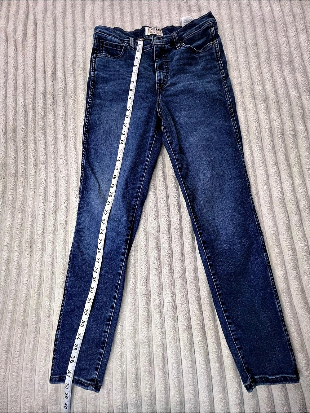 Kirkland Signature High Rise Skinny Fit Jeans Blue Size 8 Like New